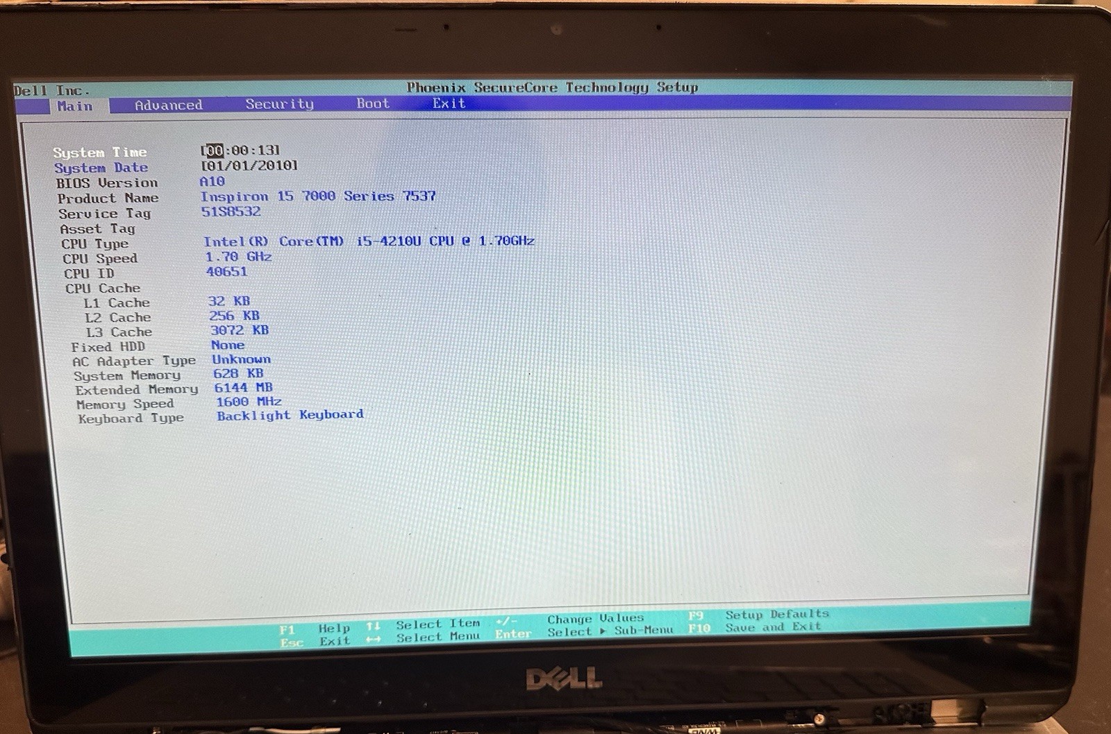 Dell Inspiron 15 7537 Intel Core i5-4210U 1.70GHz Laptop Motherboard K58JN 0K58JN product photo 4