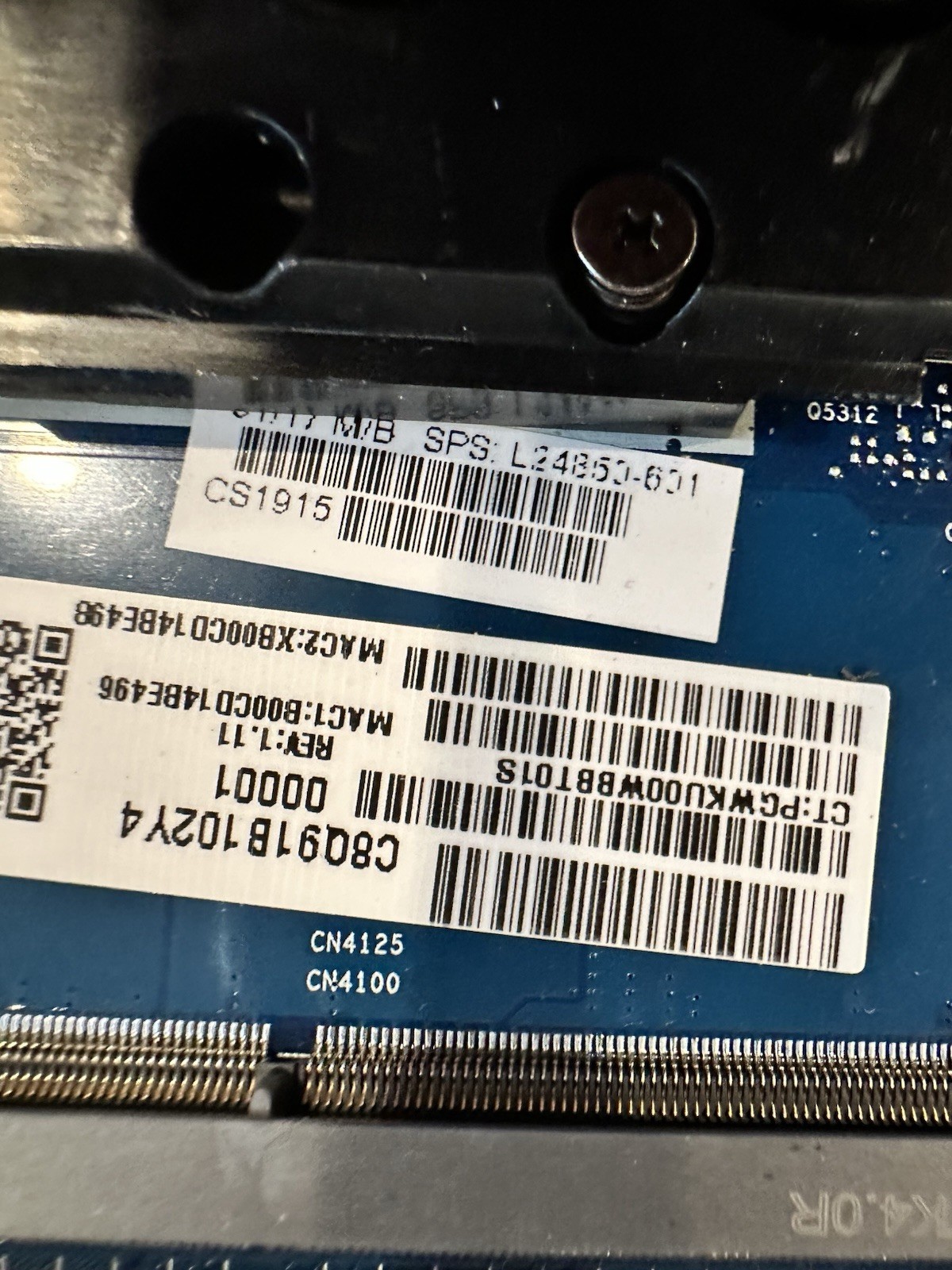 HP ProBook 650 G4 Core i5-8250U 1.60 GHz DDR4 Motherboard L24850-601 product photo 3