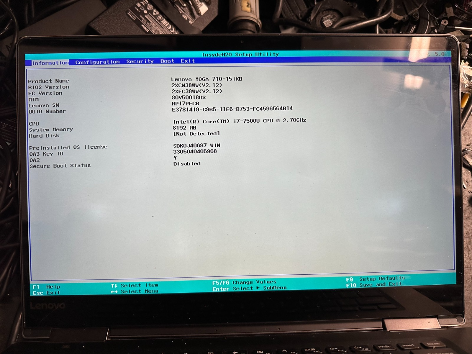 Lenovo Ideapad 710-15ikb 15.6 UHD 4K complete touch screen lcd panel display Laptop Screen product photo 3