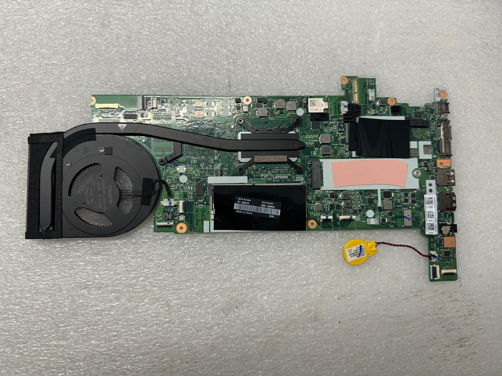 Lenovo Thinkpad T490 i5-8365u 8gb Motherboard 01YT397 product photo 1