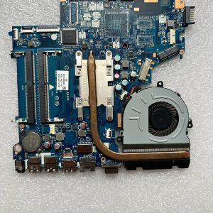 HP 255 G6 Laptop Motherboard AMD A6-9225 Radeon R4 L14327-601 Heatsink + Fan Cooling Fan and Heatsink product photo 1