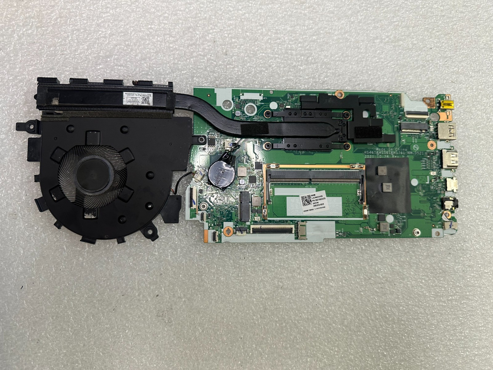 Lenovo Ideapad 3 15ALC6 AMD Ryzen 5 5500u Radeon Motherboard 5B21B85225 Processor product photo 1