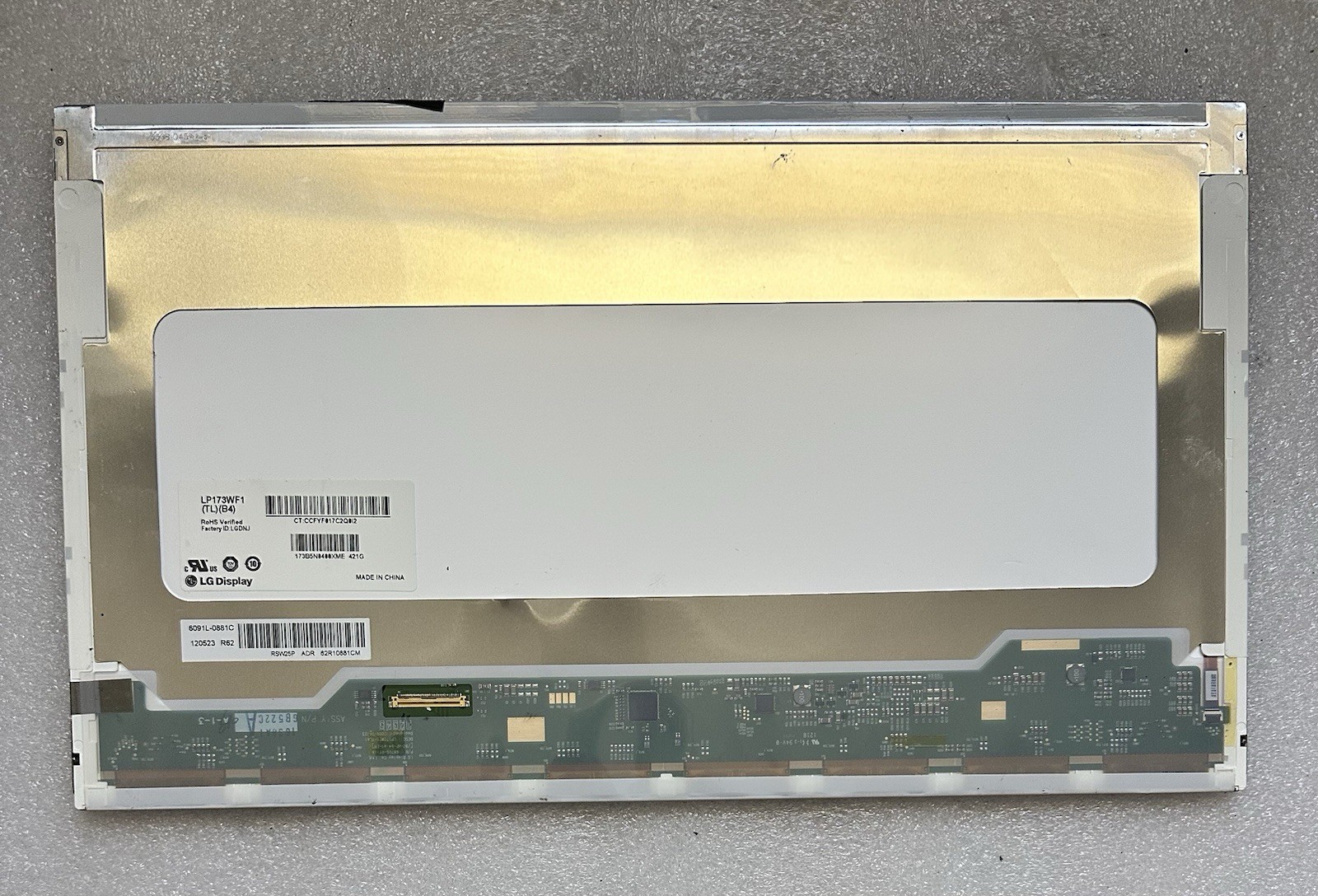 LG Display 17.3" Laptop Matte LCD Screen Display 40pin Panel LP173WF1 (TL)(B4) Laptop Screen LP173WF1-TLB4 product photo 2
