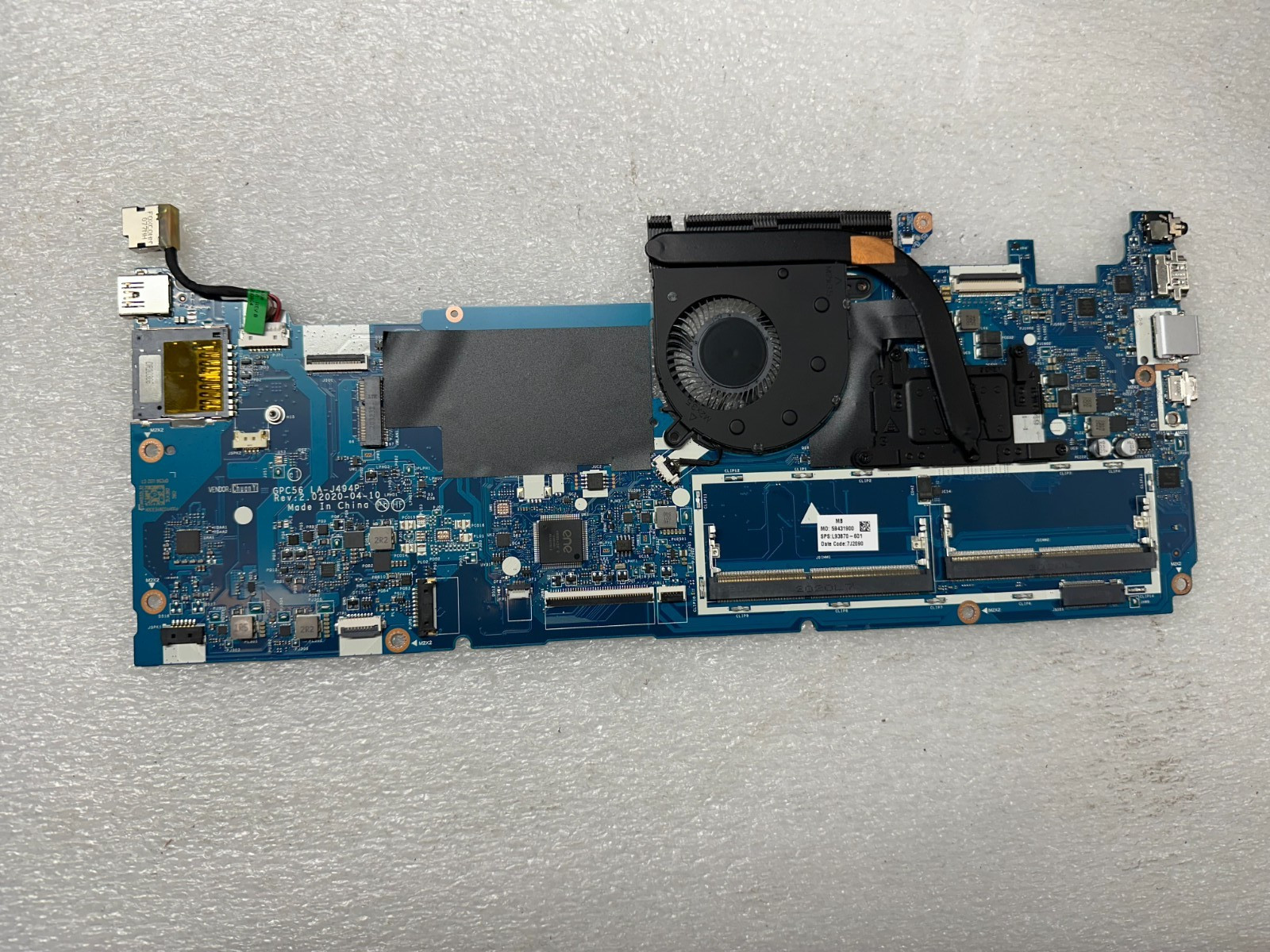 HP 15m-ed0023dx i7-1065g7 Motherboard L93870-601 product photo 1