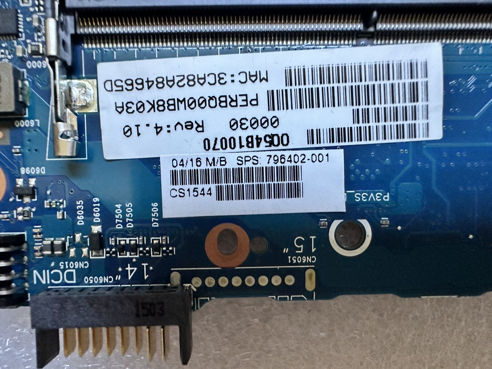 HP 340 G2 Notebook Core i3-4005U 1.70GHz Motherboard 796402-001 Heatsink & Fan Cooling Fan and Heatsink product photo 3