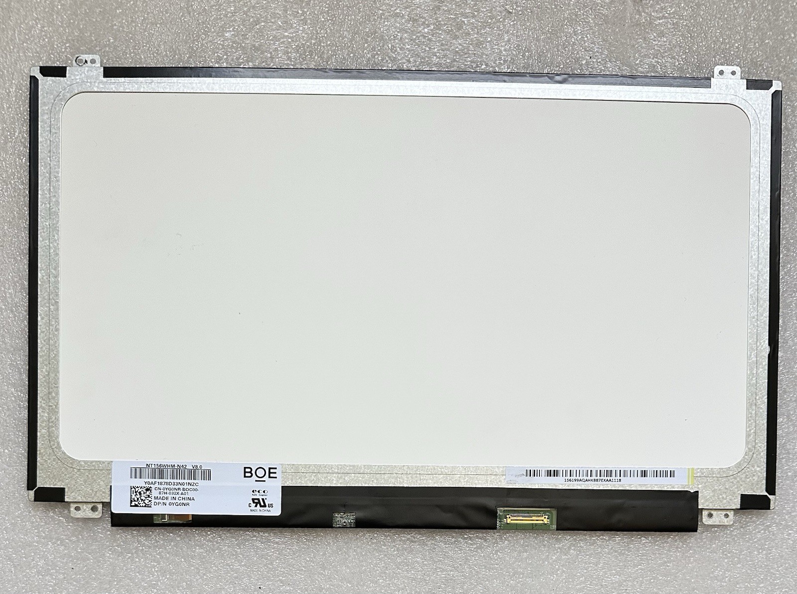 BOE 15.6" Matte Laptop HD LCD Screen Display Panel NT156WHM-N42 V8.0 YG0NR 30pin Laptop Screen product photo 2