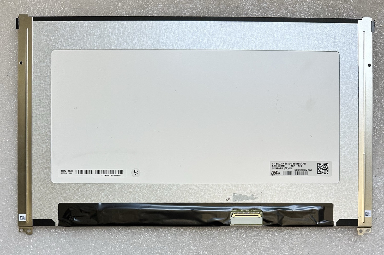 LG Display LP140WFB-SPH3 Lcd Touch Screen 14" FHD 1920x1080 40 Pin Matte RG38H Laptop Screen product photo 2