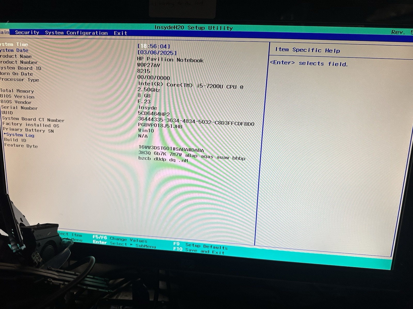 HP Pavilion 15.6” 15t-au100 Intel core i5-7200U 2.5GHz Motherboard 901574-601 Processor product photo 4