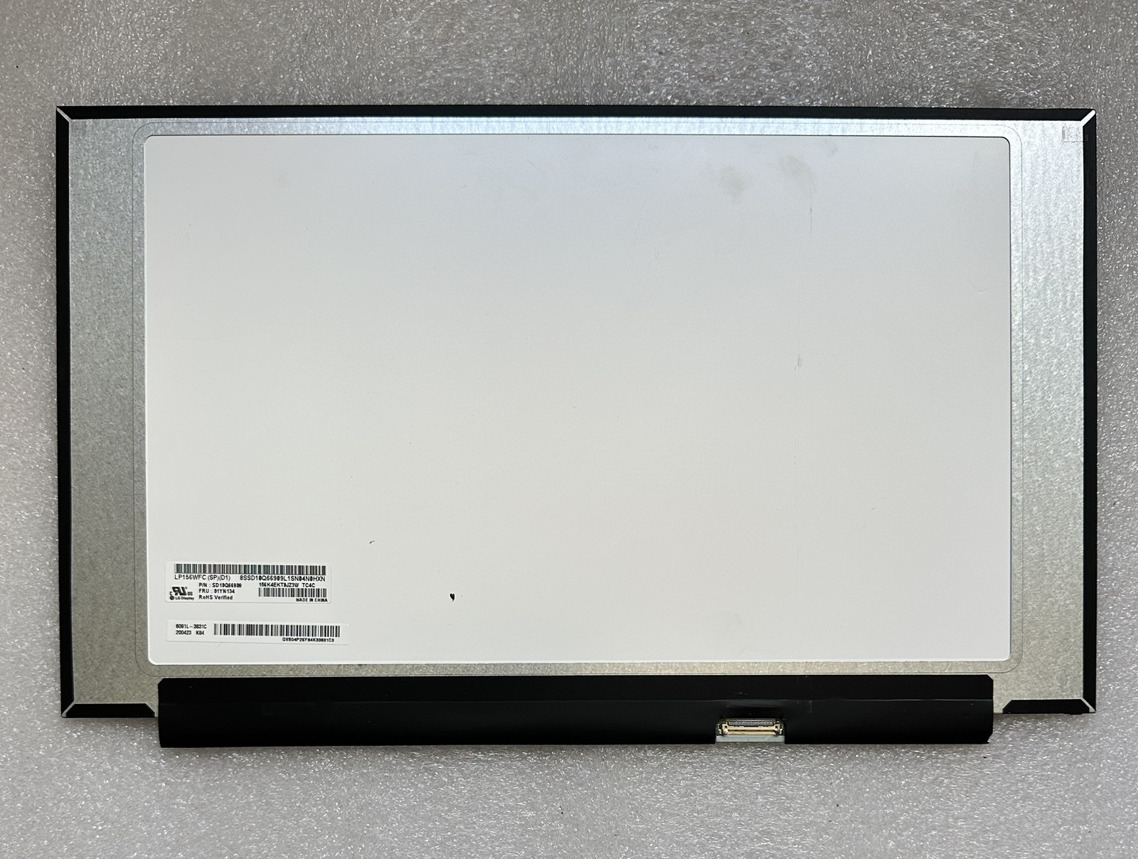 LG Display 15.6" LP156WFC (SP)(D1) Laptop LCD Screen Matte Panel 1YN134, *READ* Laptop Screen LP156WFC SPD1 product photo 3