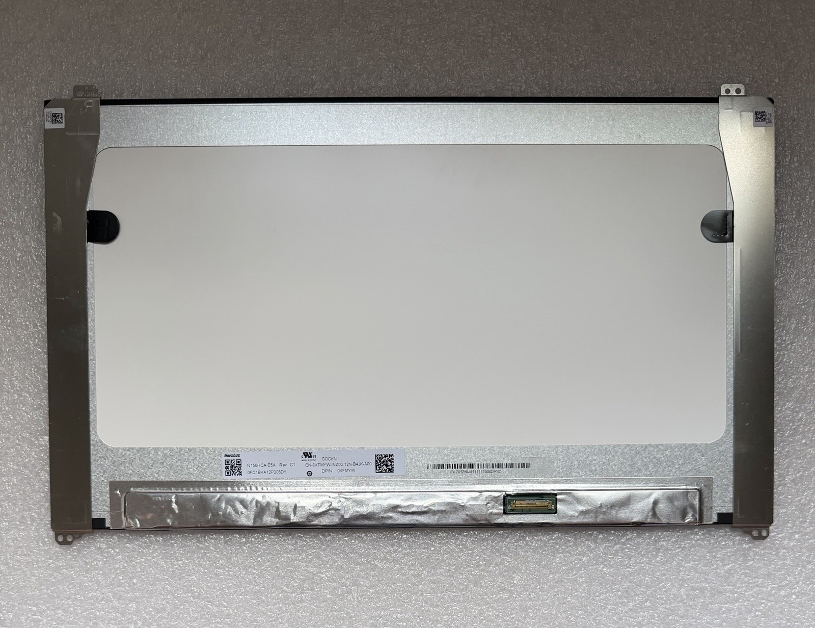 InnoLux 15.6” Matte LCD Laptop Screen 30 Pin Panel N156HCA-E5A REV.C1, KFMYW product photo 2