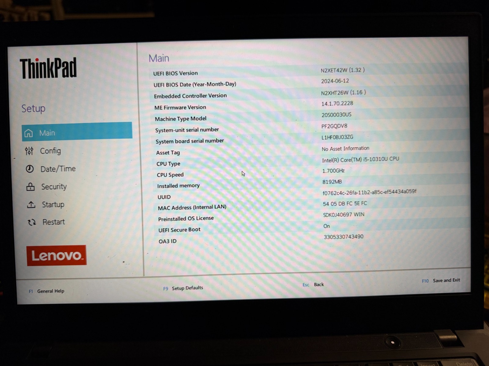 Lenovo Thinkpad T14 Gen 1 complete no touch lcd screen display panel FHD product photo 3
