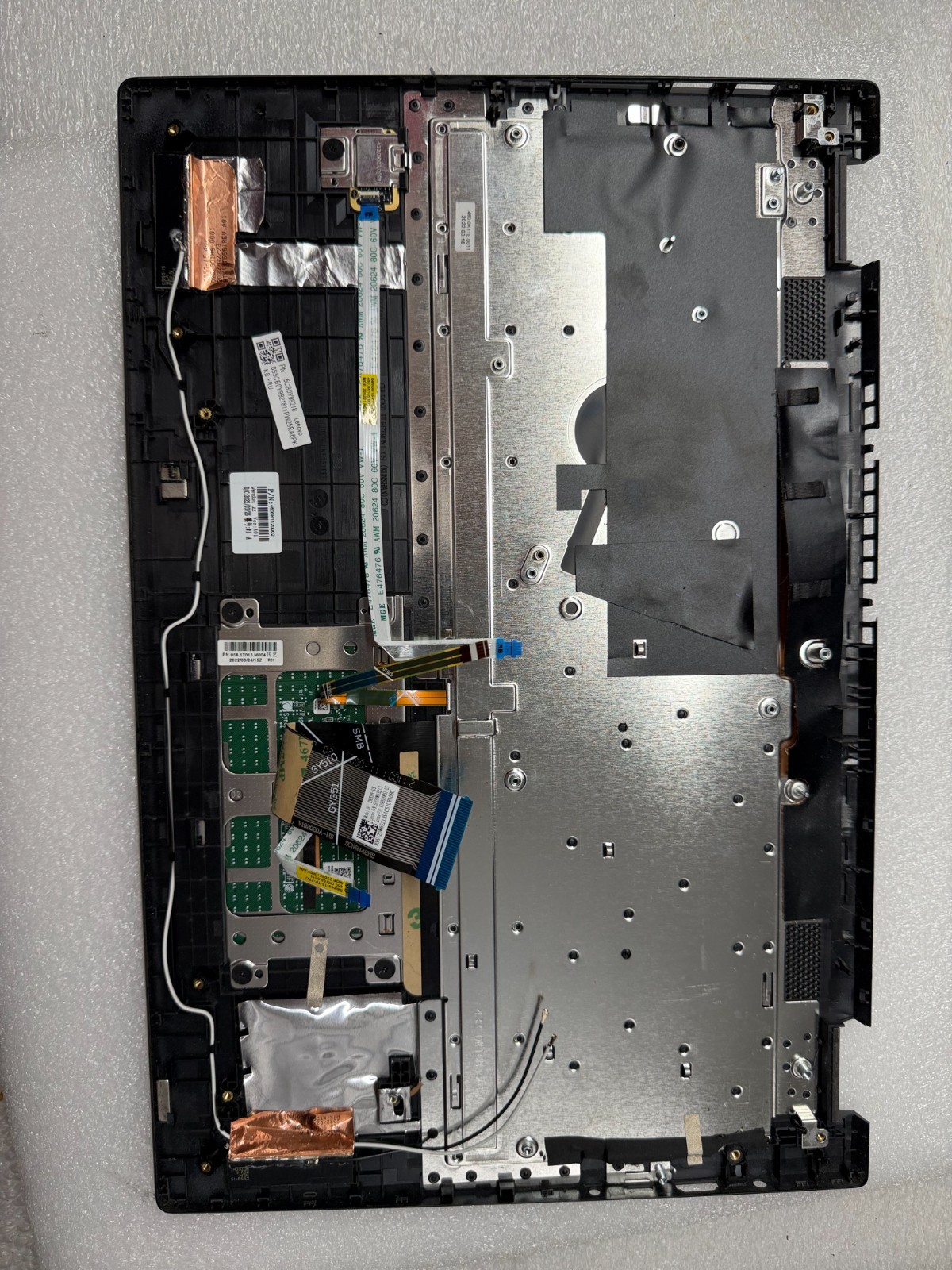 Lenovo Ideapad Flex 515ITL05 palmrest touch pad keyboard 5CB0Y99218 read product photo 2