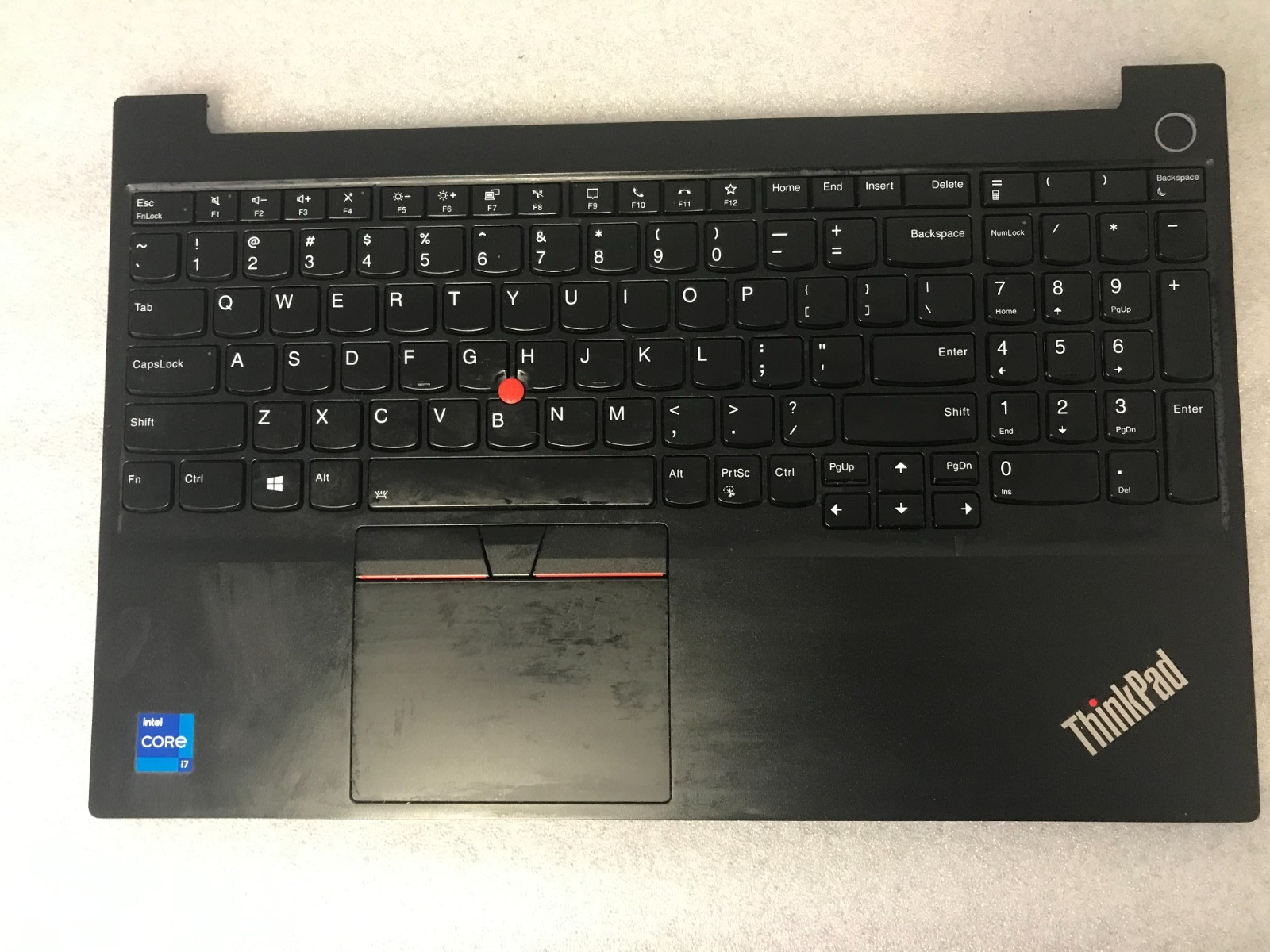 Lenovo Thinkpad E15 gen 2 palmrest touch pad keyboard fingerprint 5M11A36281 product photo 1