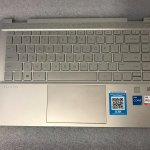 HP Pavilion x360 m convertible palmrest touchpad backlit keyboard L96523-001 product photo 1