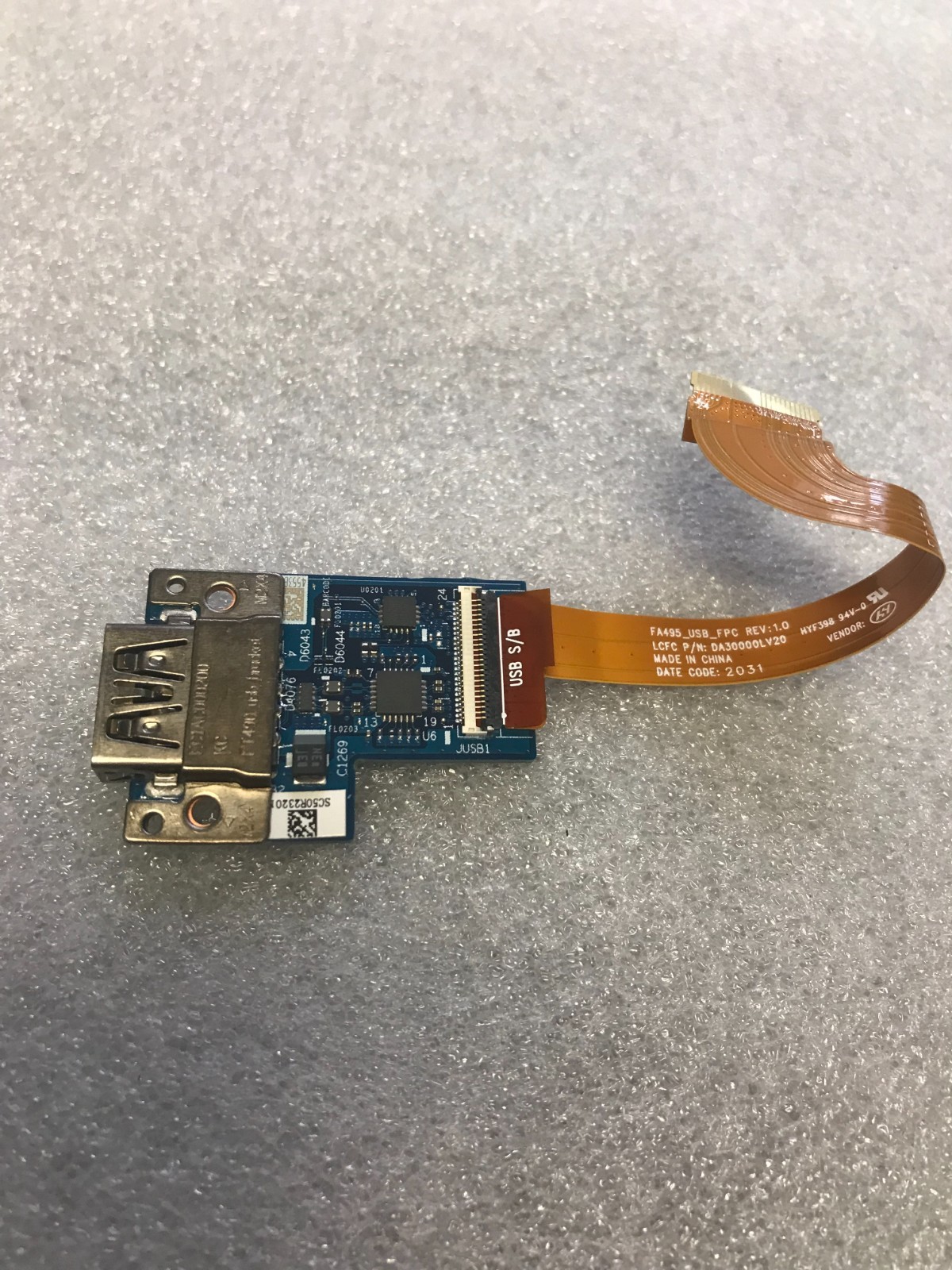 Lenovo Thinkpad T14 Gen 1 USB board with cable 5C50S73048 product photo 1