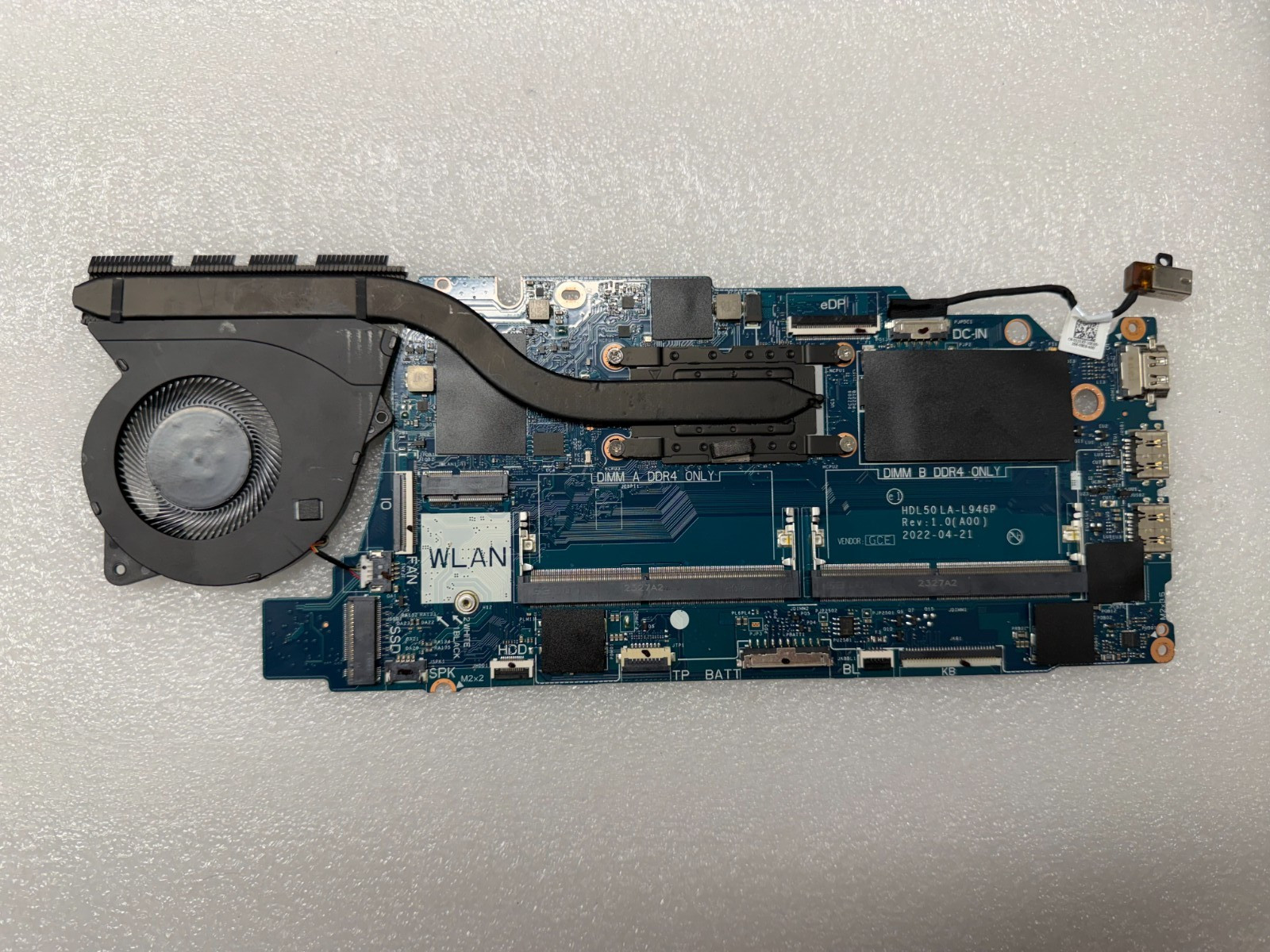 Dell Inspiron 15 3520 i7-1255u Motherboard 9WN8J product photo 1