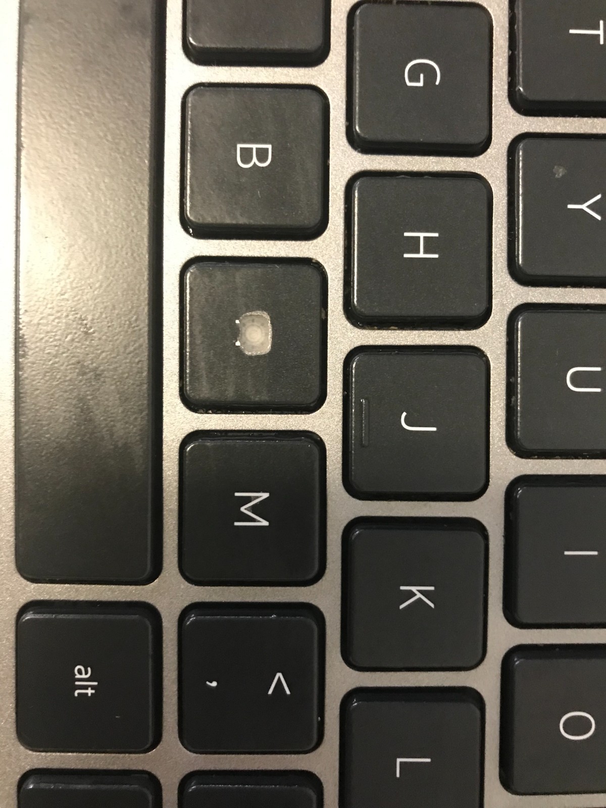 Dell Latitude 5430 palmrest touchpad keyboard 0wxkxk (read) product photo 3