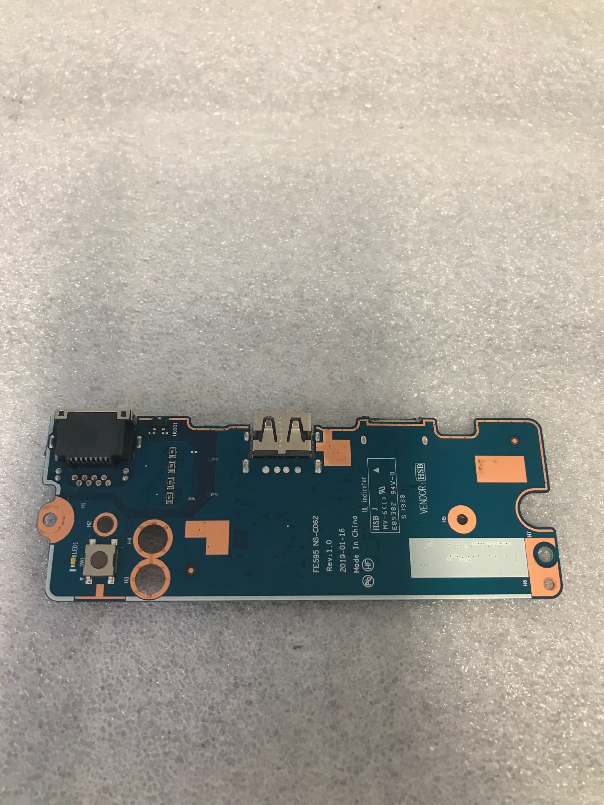 Lenovo ThinkPad E595 USB Board I/O Board 02DM050 product photo 2
