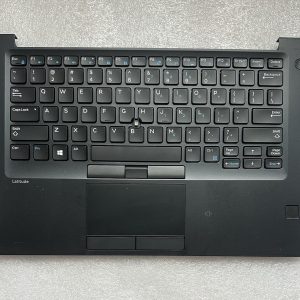 Dell Latitude 7480 Laptop Palmrest Touchpad Assembly Keyboard 6FJX9, Black product photo 1