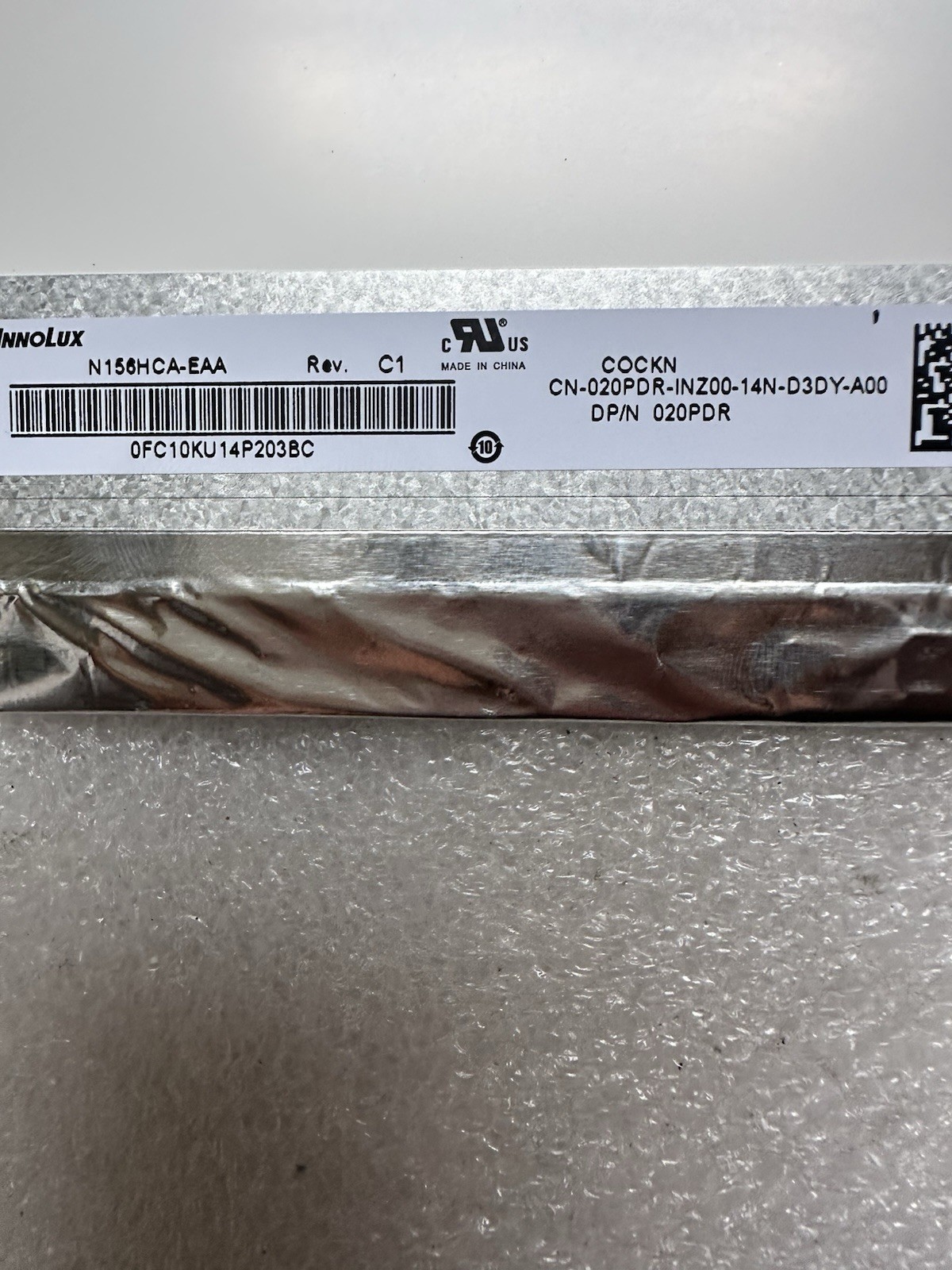 InnoLux 15.6" Matte Laptop Screen Display 30Pin Panel N156HCA-EAA REV.C1, 20PDR product photo 3