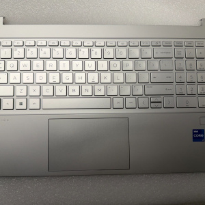 HP 15-eg300 palmrest touch pad keyboard FP Reader N02054-001 product photo 1