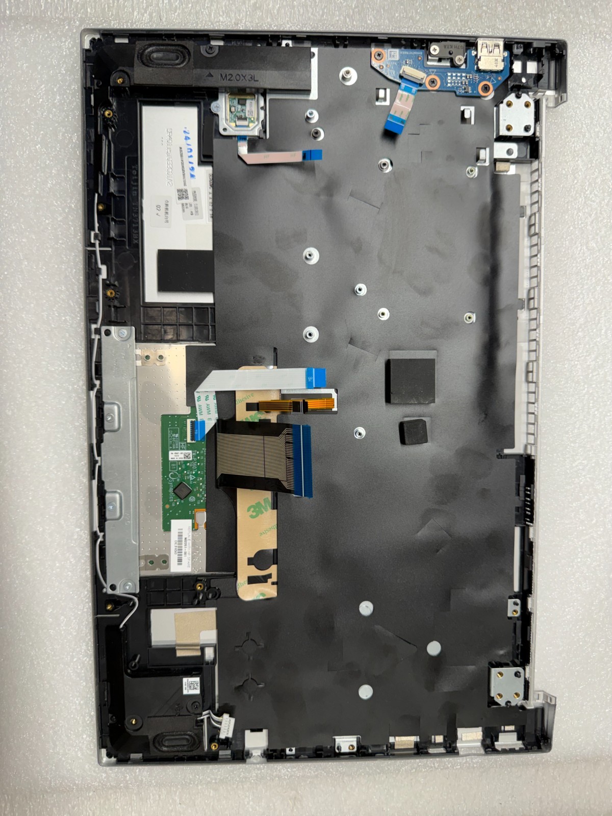 HP 15-eg300 palmrest touch pad keyboard FP Reader N02054-001 product photo 2