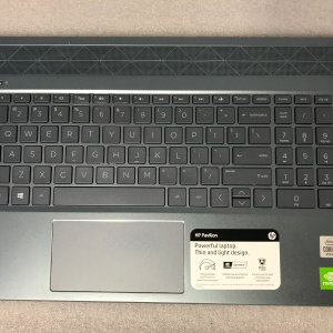 HP 15-cs3073cl palmrest touchpad keyboard N43874-001 read product photo 1