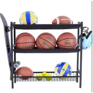 Mythinglogic Garage Sports Equipment Organizer, Sports Gear Storage Rack