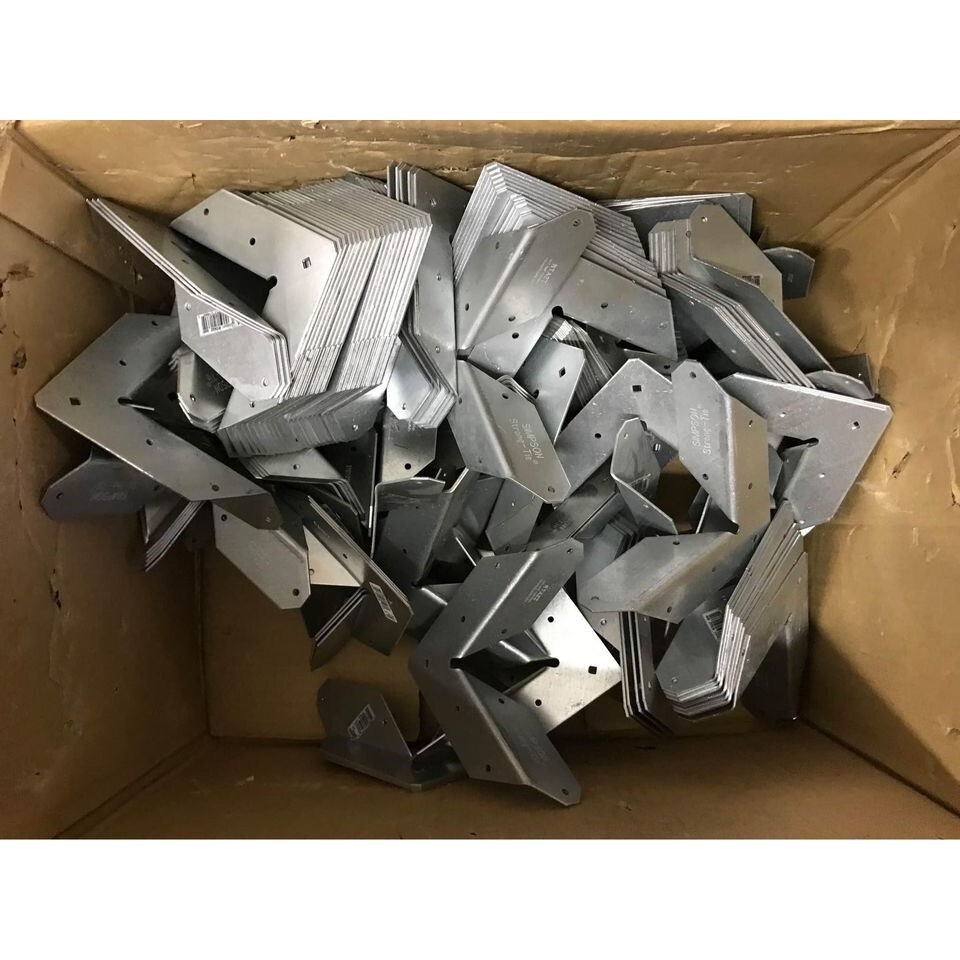 Lot Of 140 Simpson Strong-Tie Rigid Tie 16 Ga Zmax Post Size 2 X Joist Size 2 X - Image 2