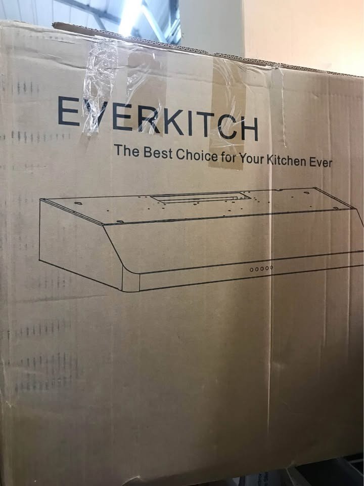 Range Hood 30" Under Cabinet, Kitchen Vent Hood Permanent Stainless Steel Filter - Image 2