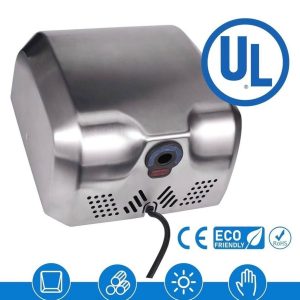 Goetland UL Approved Commercial Hand Dryer 1800w Stainless Steel Automatic High