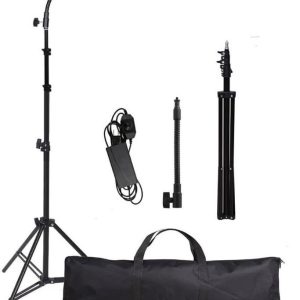 Photography Studio LED Lighting Kit with Light Stand Bag Soft Tube for Beauty