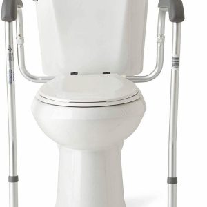 Toilet Safety Rails, Frame for Toilet with Easy Installation, Height Adjustable