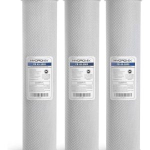 Pack of 3 Hydronix 4.5" x 20” Whole House Water Filter Cartridge, (CB-45-2005)