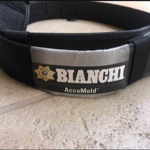 BIANCHI 7220 Black Nylon Duty Belt wth Hook