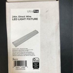 UltraPro 24in. Direct Wire LED Light Strip Fixture, Selectable Brightness