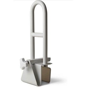 Bathtub Safety Grab Bar, Handle Clamps on to Side of Bathtub Shower