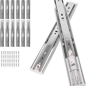 6 PAIRS of Soft Close 20” Cabinet Drawer Slides, Full Extension