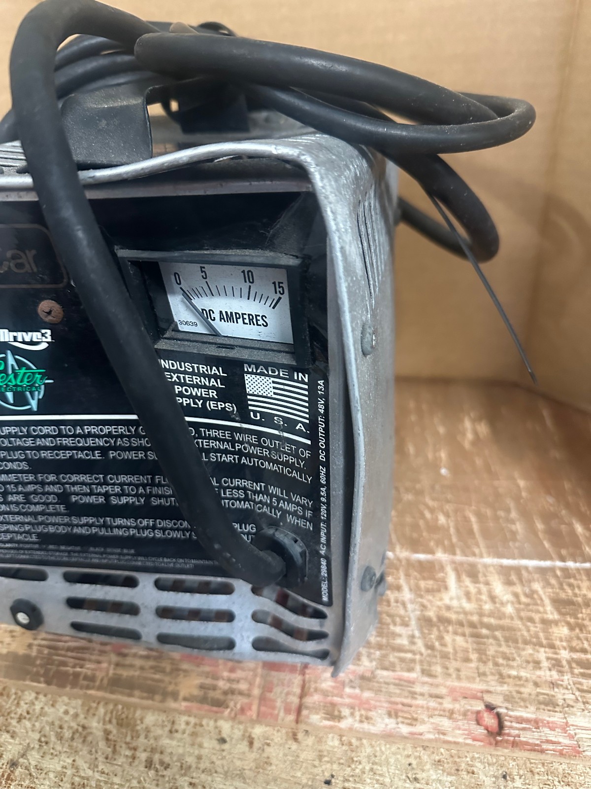 Club Car Power Drive 3 Model 29840 48v 13A Golf Cart Battery Charger Working rd - Image 5
