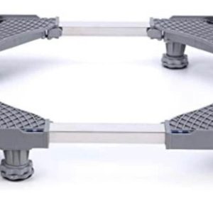 Multi-functional Movable Adjustable Base with 4 Locking Swivel Wheels & 4 Feet