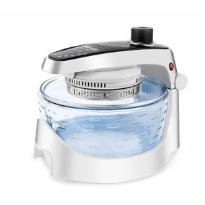 Air Fryer, Oil Free, Extendable 12.7QT to 18QT, French Arcopal Glass Bowl