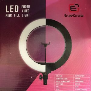 EyeGrab 14” AND 10” RINGLIGHT KIT, includes stand, accessories, *READ*