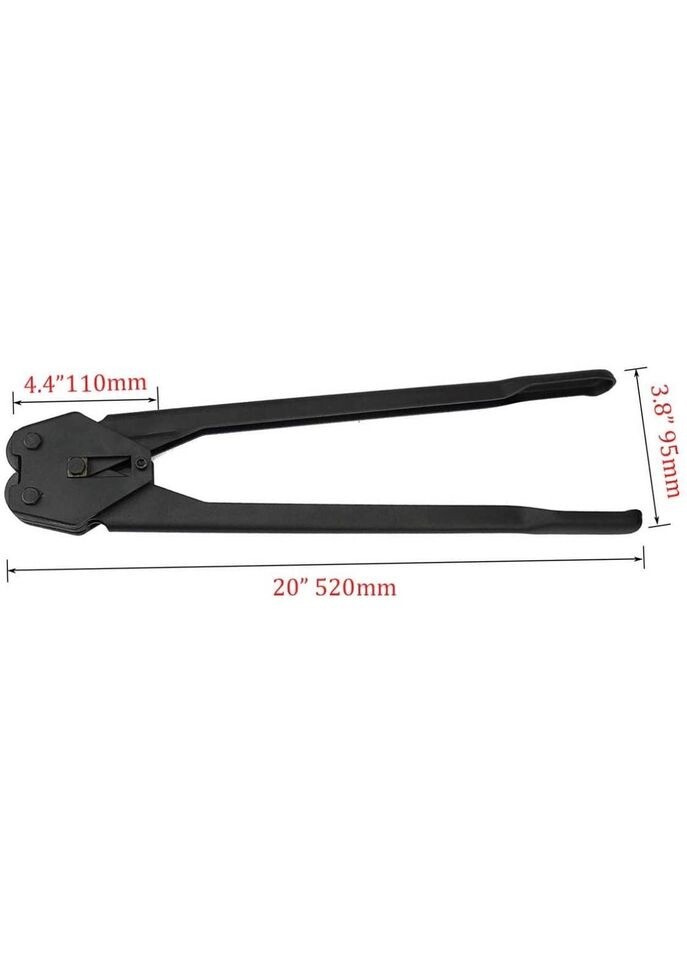 Strapping Sealer for Both Poly & Polyester Strap, Heavy Duty Manual Banding Tool - Image 3