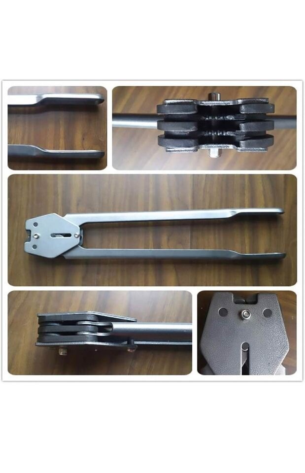 Strapping Sealer for Both Poly & Polyester Strap, Heavy Duty Manual Banding Tool - Image 6