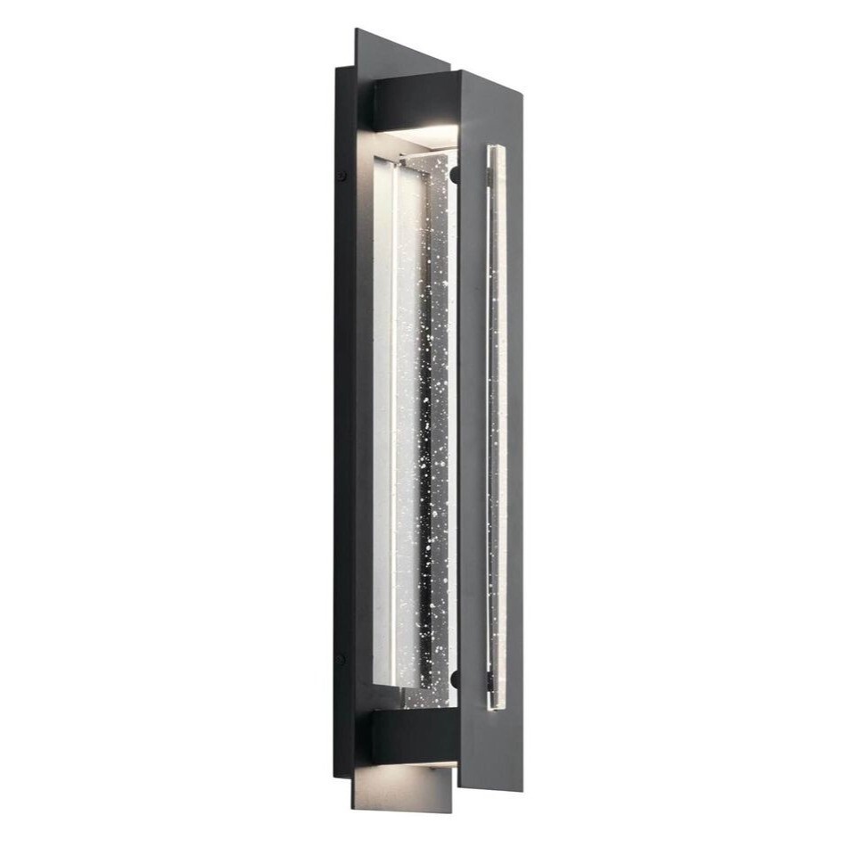Kichler River Path 23" LED Outdoor Wall Light in Textured Black, 1 LIGHT