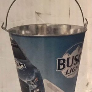 25 Piece Busch Light Racing 5QT Metal BUCKETS