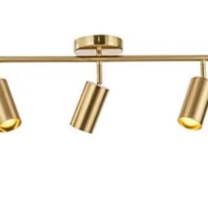 Modo Lighting Adjustable Track Lighting 3 Lights - Gold, Brushed Brass