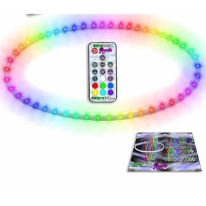 26” UltraHoop w/Remote LED Hoop - Wireless Control 60 Color Changing LED Light