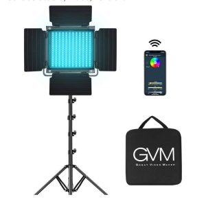 GVM RGB LED Video Light, 800D Studio Light with APP Control Lighting Kit