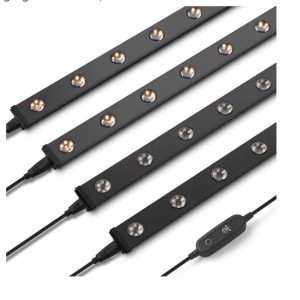 Bstrip 4 Pack of 2 Foot Full Spectrum LED Indoor Plant Grow Light STRIPS w/Timer